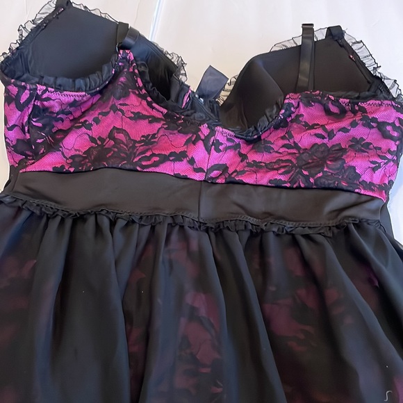 RAVENWARE Bodysuit/Bustier/Garter Belt w/Skirt, Costume: Plus Size 1XL - Picture 14 of 16